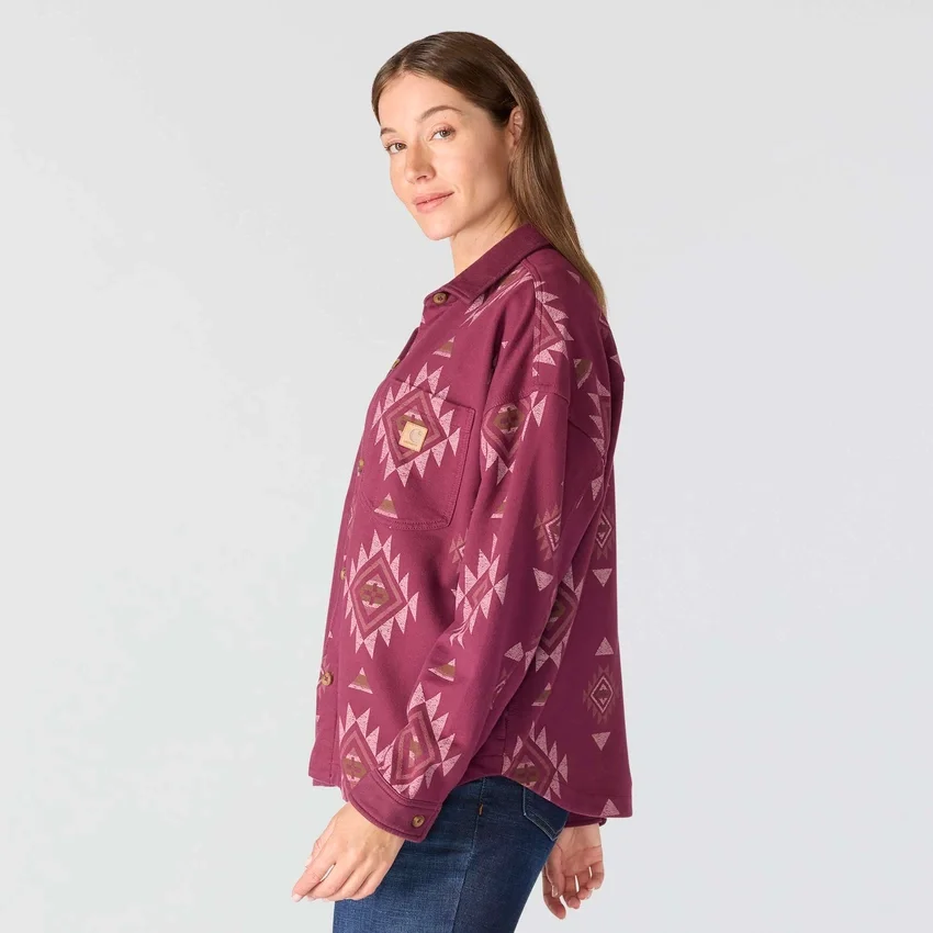 Durham gebreid overshirt voor dames