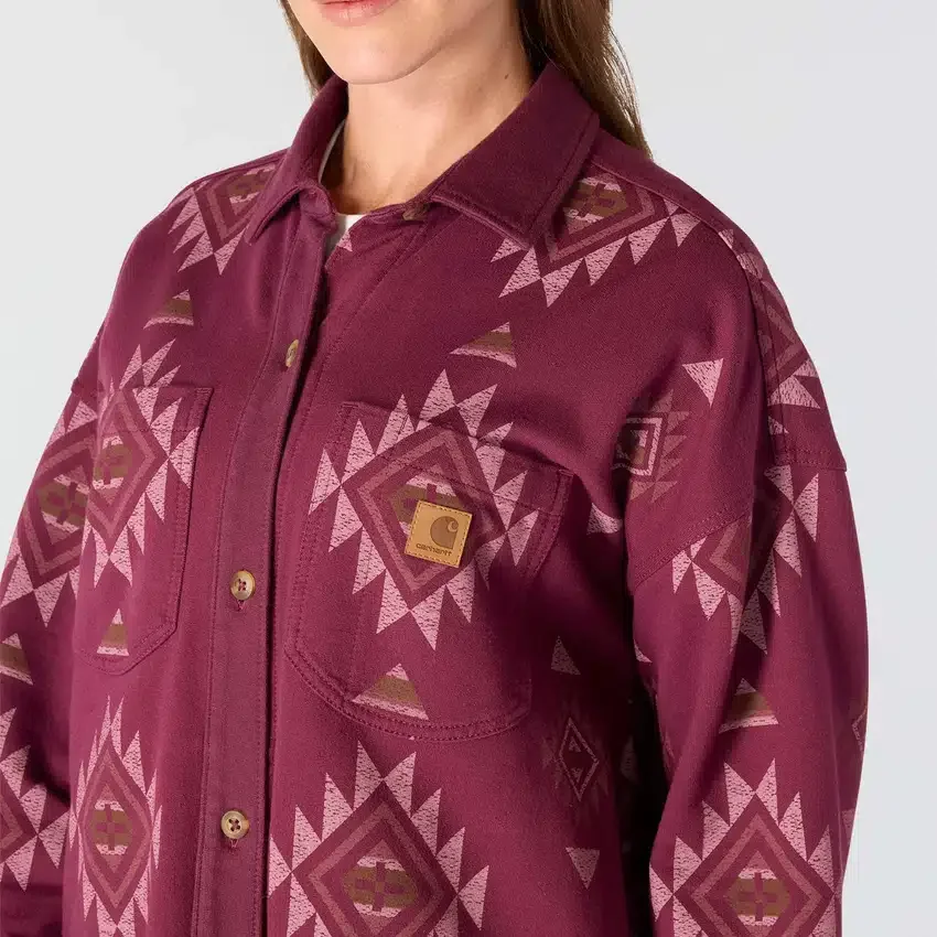 Durham gebreid overshirt voor dames