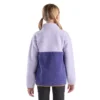 Fleece-sweatshirt met lange armstukken en kwartrits voor meisjes (peuters/kinderen/jeugd)