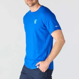 Force ademend, vochtafvoerend T-shirt met logo voor heren