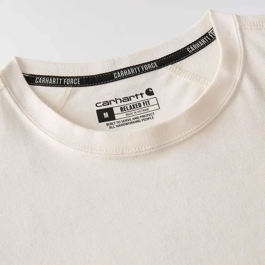 Force ademend, vochtafvoerend T-shirt met logo voor heren