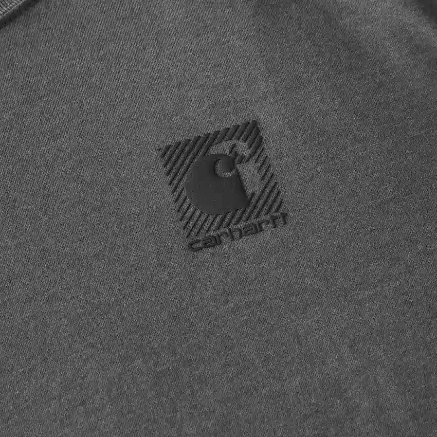 Force ademend, vochtafvoerend T-shirt met logo voor heren