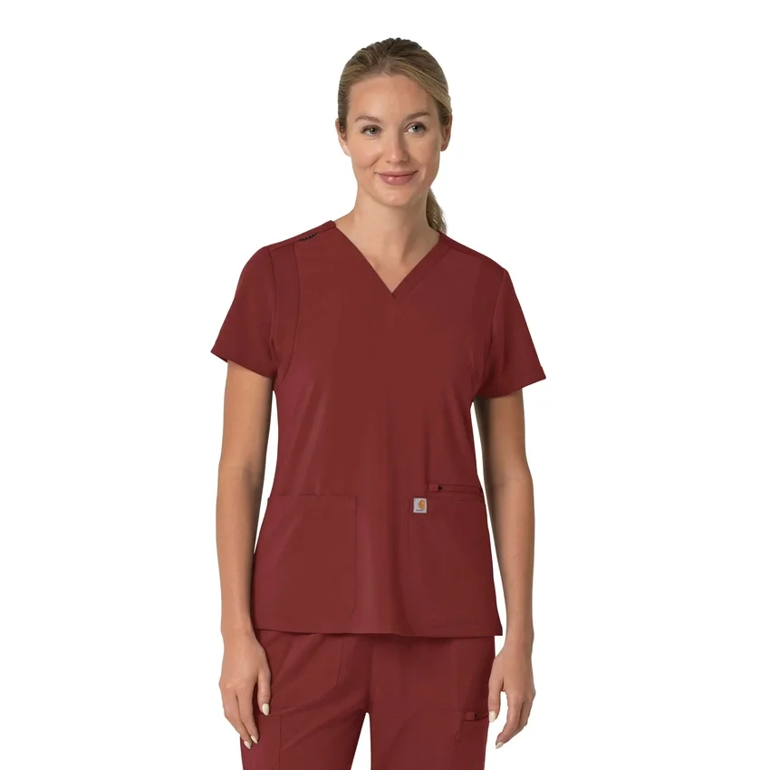 Force Cross-Flex Flex Panel V-hals scrubtop voor dames