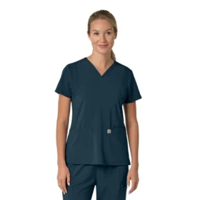 Force Cross-Flex Flex Panel V-hals scrubtop voor dames