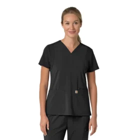 Force Cross-Flex Flex Panel V-hals scrubtop voor dames