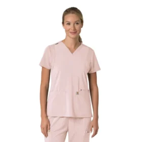 Force Cross-Flex Flex Panel V-hals scrubtop voor dames
