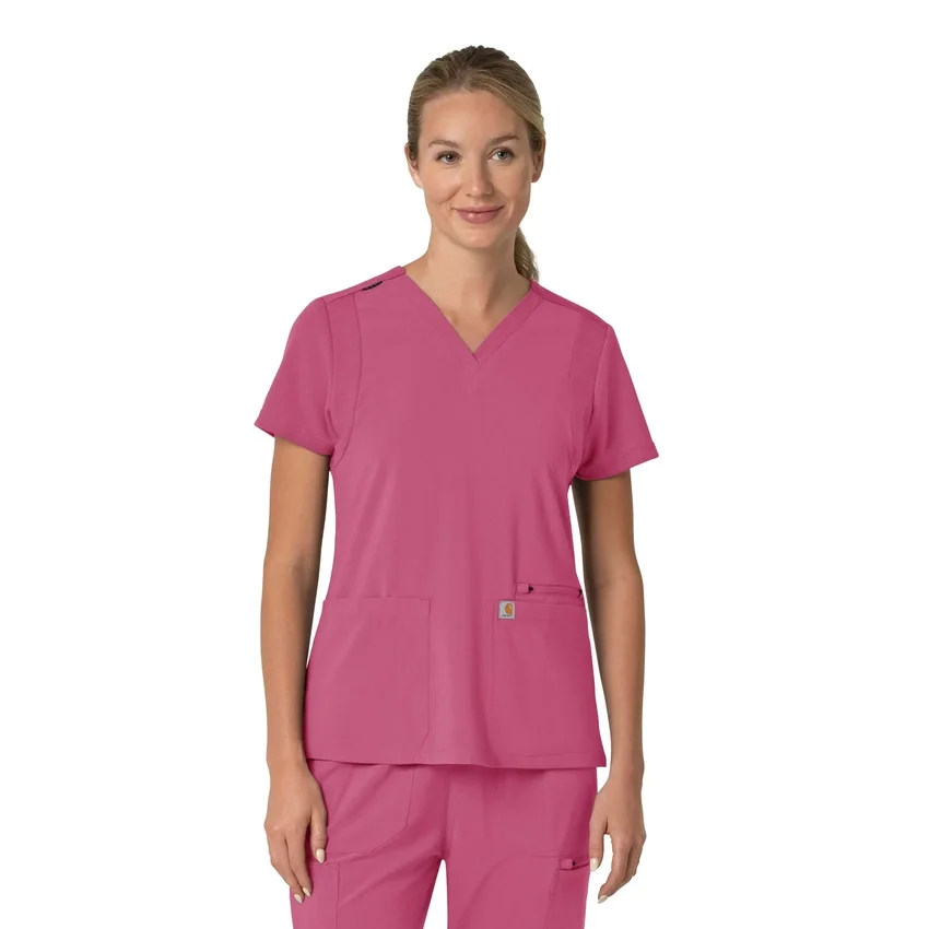 Force Cross-Flex Flex Panel V-hals scrubtop voor dames