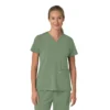 Force Cross-Flex Flex Panel V-hals scrubtop voor dames