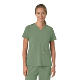 Force Cross-Flex Flex Panel V-hals scrubtop voor dames