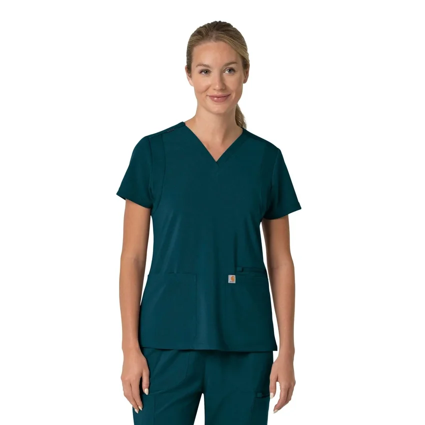 Force Cross-Flex Flex Panel V-hals scrubtop voor dames