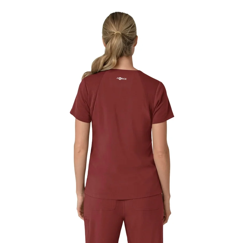 Force Cross-Flex Flex Panel V-hals scrubtop voor dames