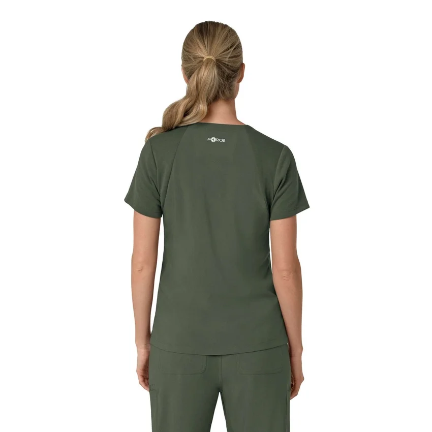Force Cross-Flex Flex Panel V-hals scrubtop voor dames
