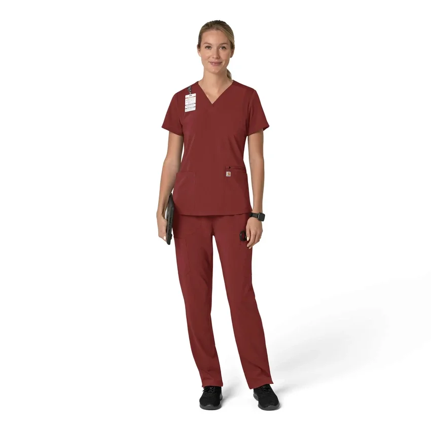 Force Cross-Flex Flex Panel V-hals scrubtop voor dames