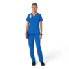 Force Cross-Flex Flex Panel V-hals scrubtop voor dames