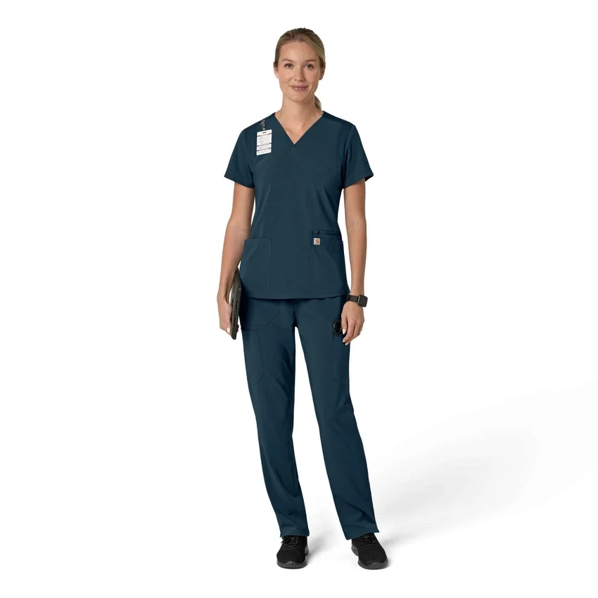 Force Cross-Flex Flex Panel V-hals scrubtop voor dames