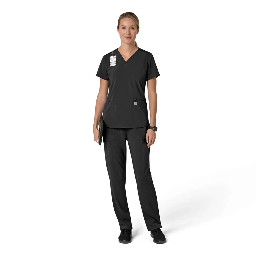 Force Cross-Flex Flex Panel V-hals scrubtop voor dames