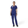 Force Cross-Flex Flex Panel V-hals scrubtop voor dames