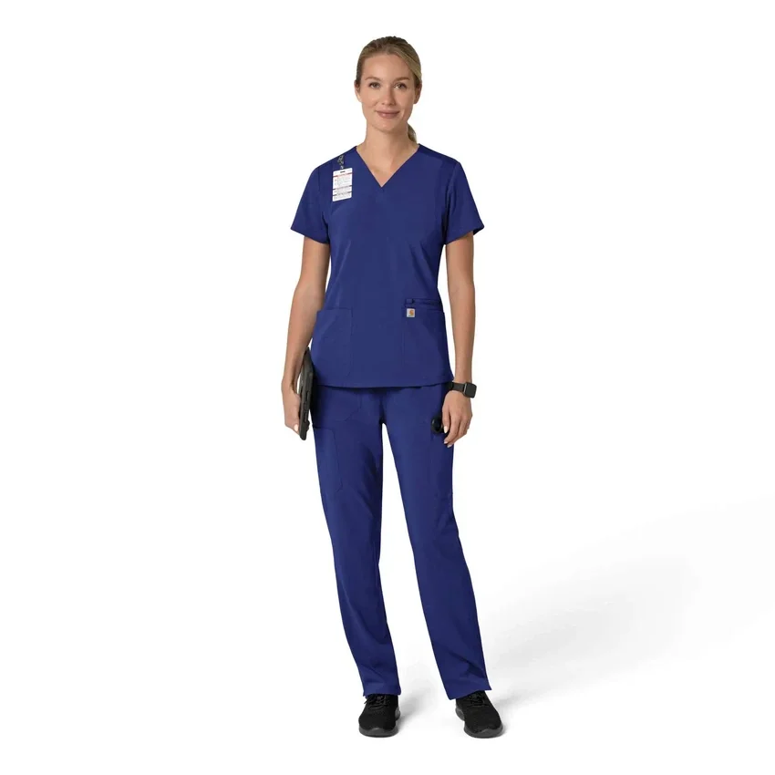 Force Cross-Flex Flex Panel V-hals scrubtop voor dames