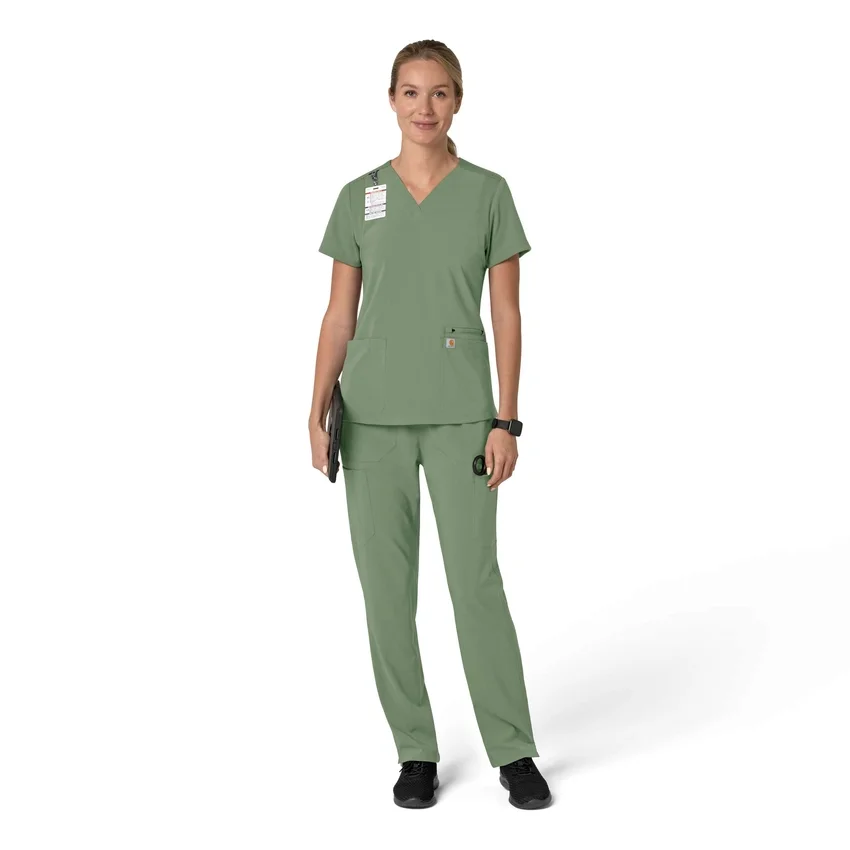 Force Cross-Flex Flex Panel V-hals scrubtop voor dames