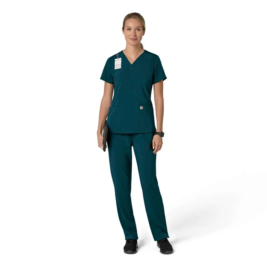 Force Cross-Flex Flex Panel V-hals scrubtop voor dames