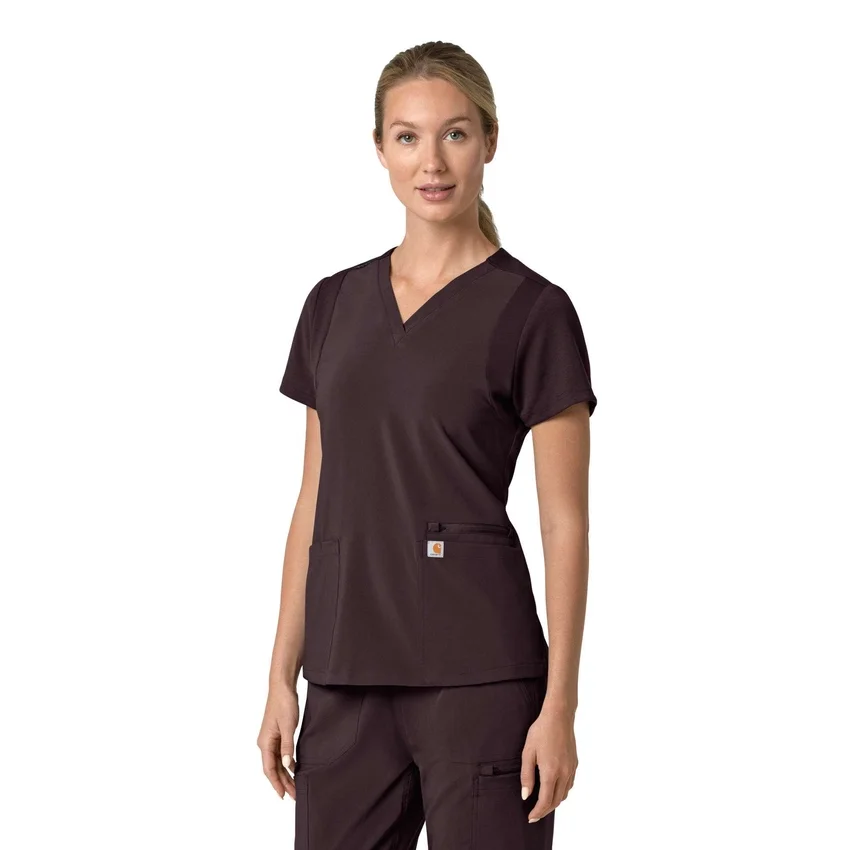 Force Cross-Flex Flex Panel V-hals scrubtop voor dames