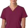 Force Cross-Flex Flex Panel V-hals scrubtop voor dames