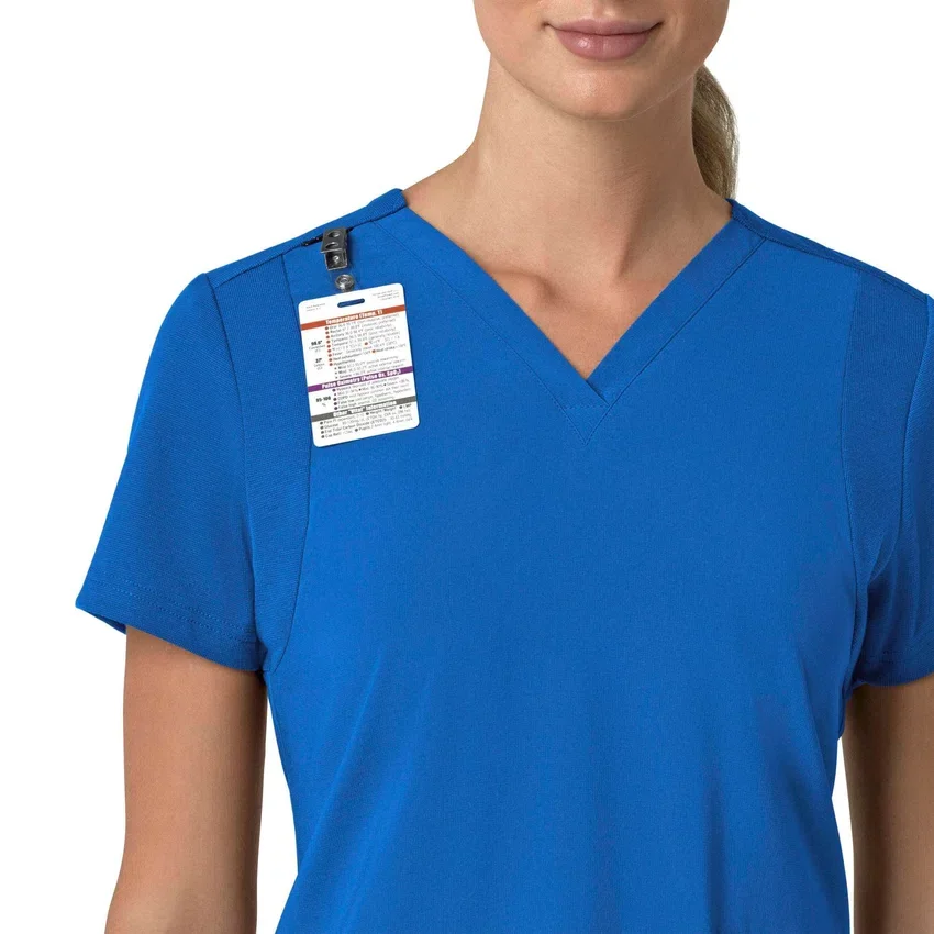 Force Cross-Flex Flex Panel V-hals scrubtop voor dames
