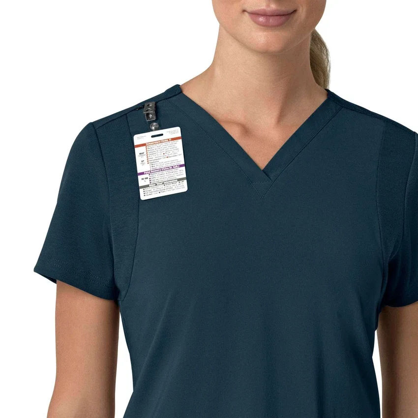 Force Cross-Flex Flex Panel V-hals scrubtop voor dames
