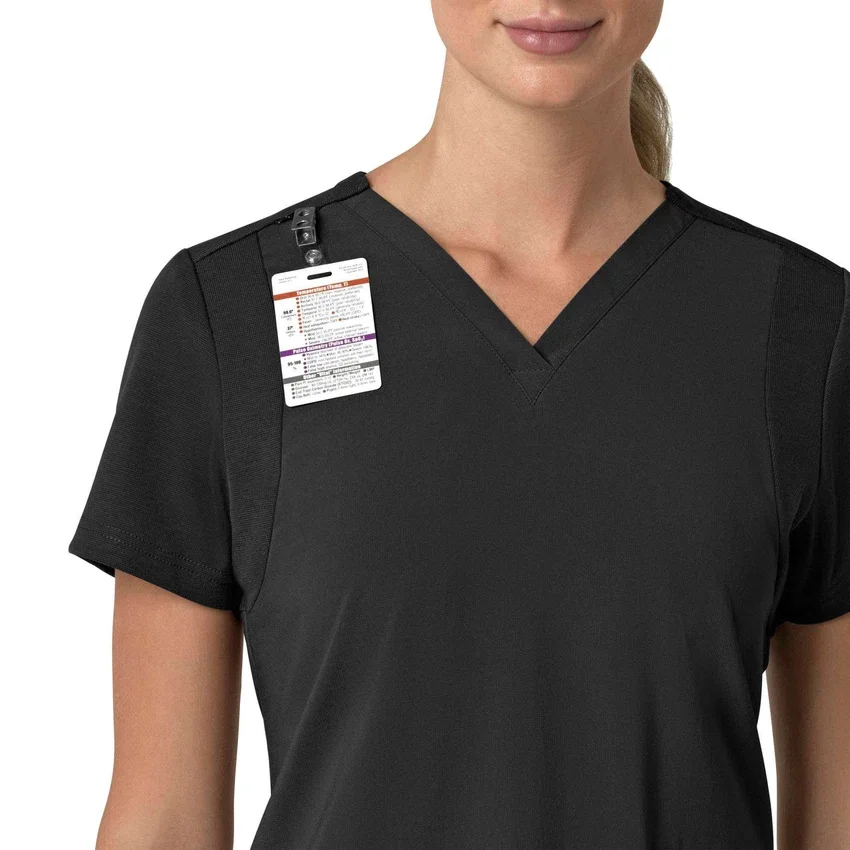 Force Cross-Flex Flex Panel V-hals scrubtop voor dames