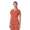 Force Cross-Flex Flex Panel V-hals scrubtop voor dames