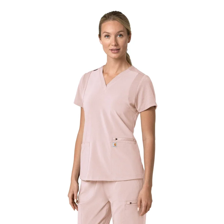 Force Cross-Flex Flex Panel V-hals scrubtop voor dames