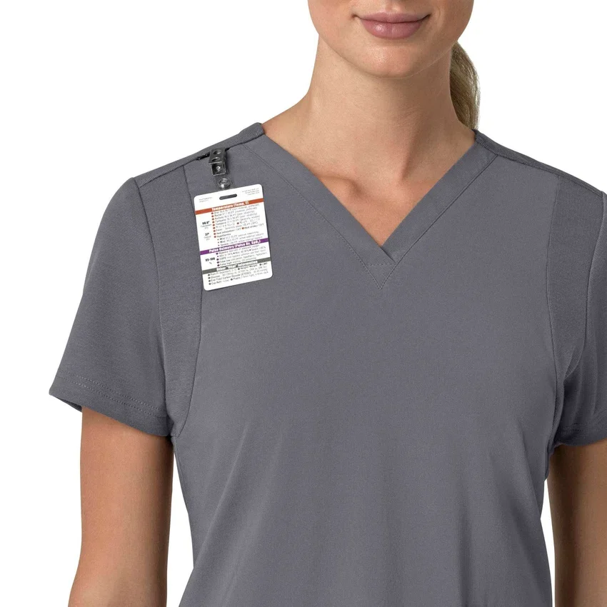 Force Cross-Flex Flex Panel V-hals scrubtop voor dames