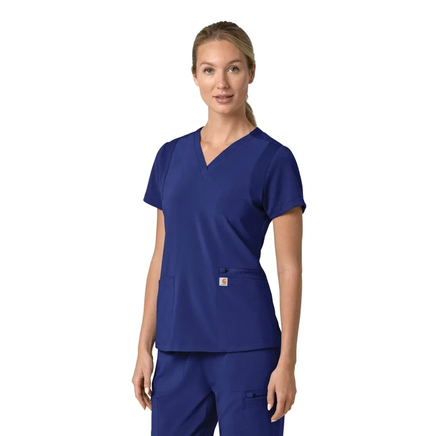 Force Cross-Flex Flex Panel V-hals scrubtop voor dames
