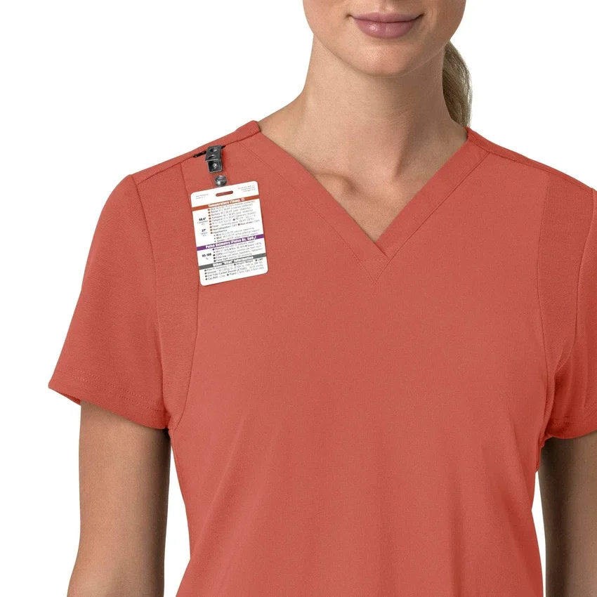 Force Cross-Flex Flex Panel V-hals scrubtop voor dames