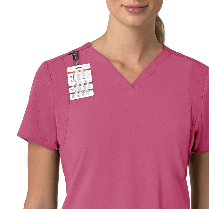 Force Cross-Flex Flex Panel V-hals scrubtop voor dames