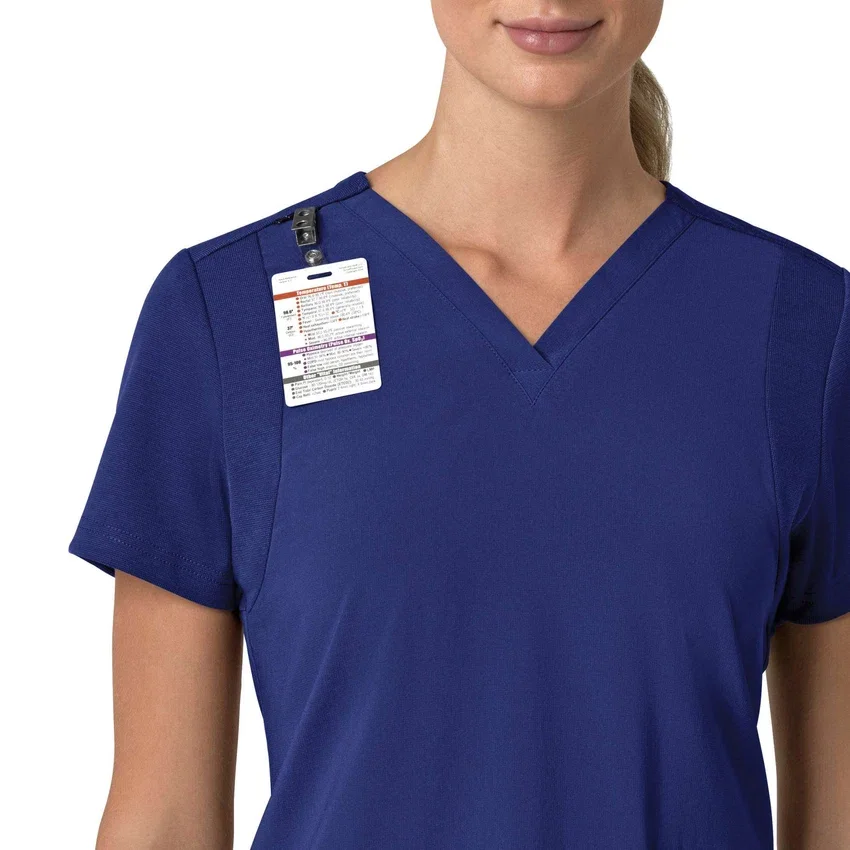 Force Cross-Flex Flex Panel V-hals scrubtop voor dames