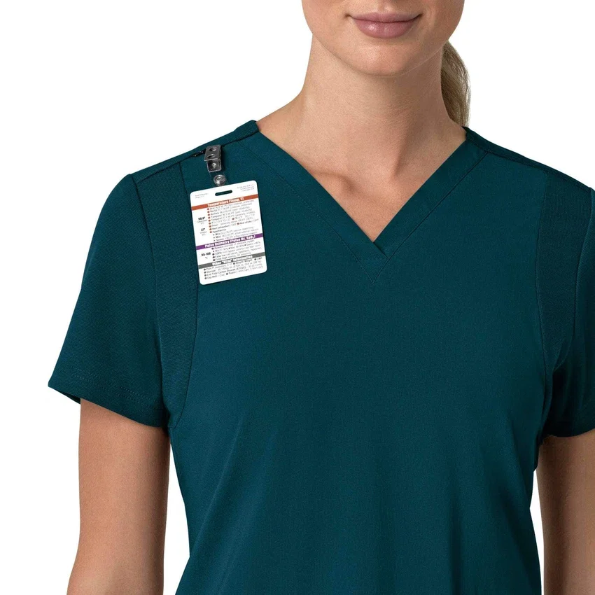 Force Cross-Flex Flex Panel V-hals scrubtop voor dames