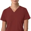 Force Cross-Flex Flex Panel V-hals scrubtop voor dames