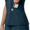 Force Cross-Flex Flex Panel V-hals scrubtop voor dames