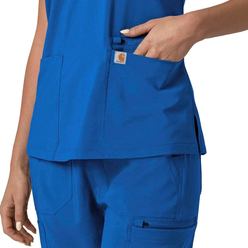 Force Cross-Flex Flex Panel V-hals scrubtop voor dames