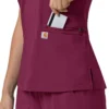 Force Cross-Flex Flex Panel V-hals scrubtop voor dames