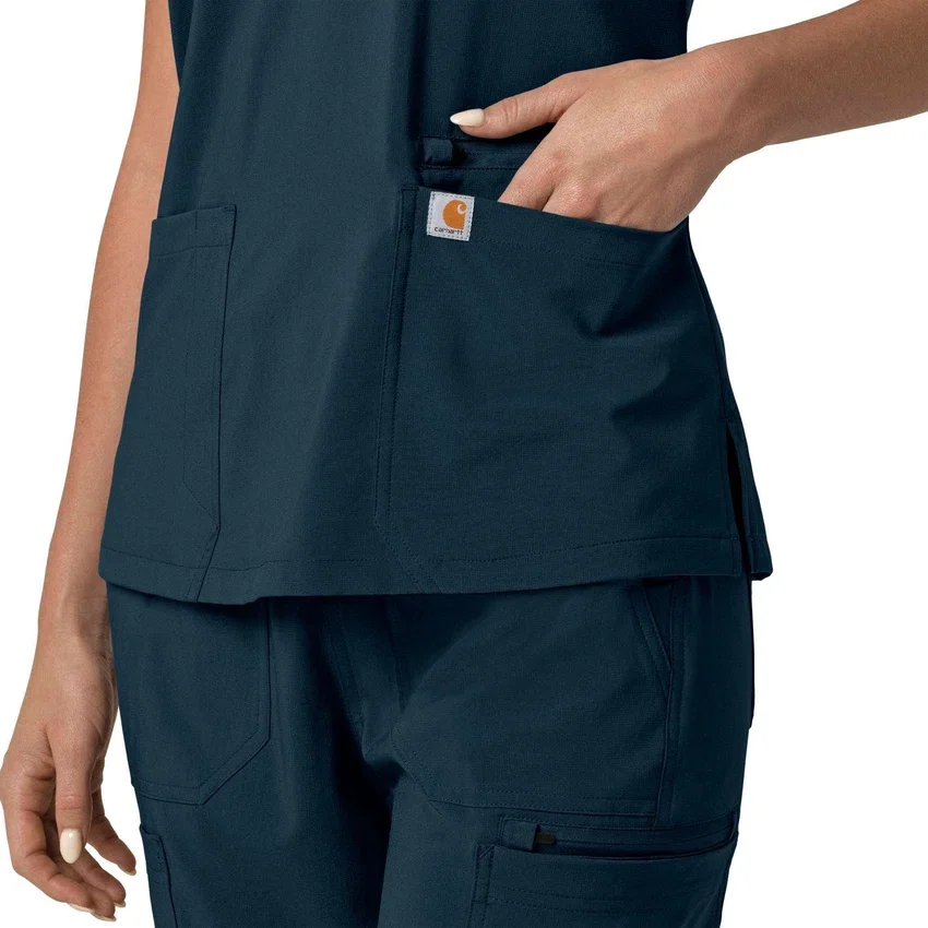 Force Cross-Flex Flex Panel V-hals scrubtop voor dames