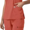 Force Cross-Flex Flex Panel V-hals scrubtop voor dames