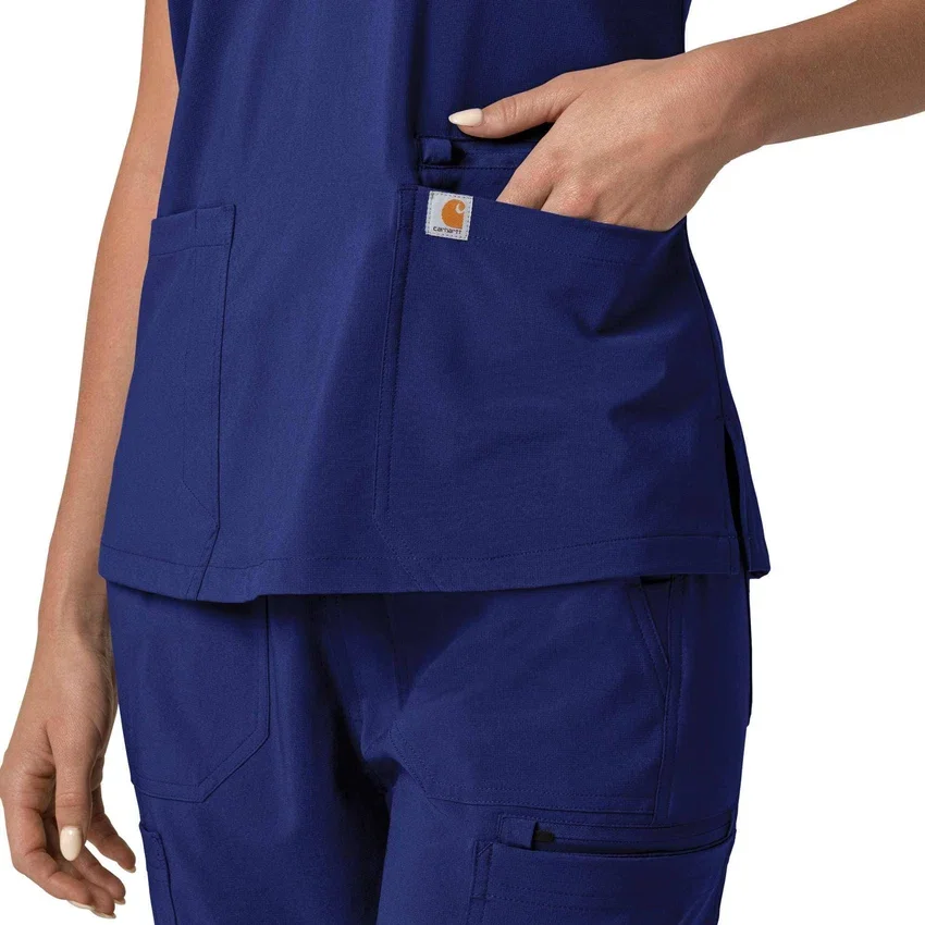 Force Cross-Flex Flex Panel V-hals scrubtop voor dames
