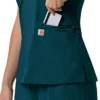 Force Cross-Flex Flex Panel V-hals scrubtop voor dames