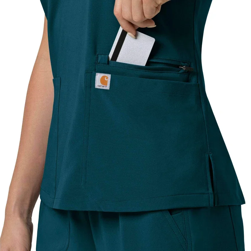 Force Cross-Flex Flex Panel V-hals scrubtop voor dames