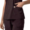 Force Cross-Flex Flex Panel V-hals scrubtop voor dames