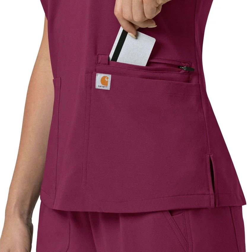Force Cross-Flex Flex Panel V-hals scrubtop voor dames