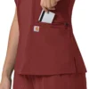 Force Cross-Flex Flex Panel V-hals scrubtop voor dames