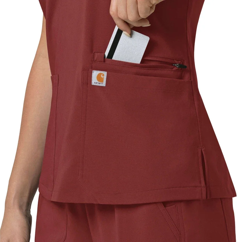 Force Cross-Flex Flex Panel V-hals scrubtop voor dames